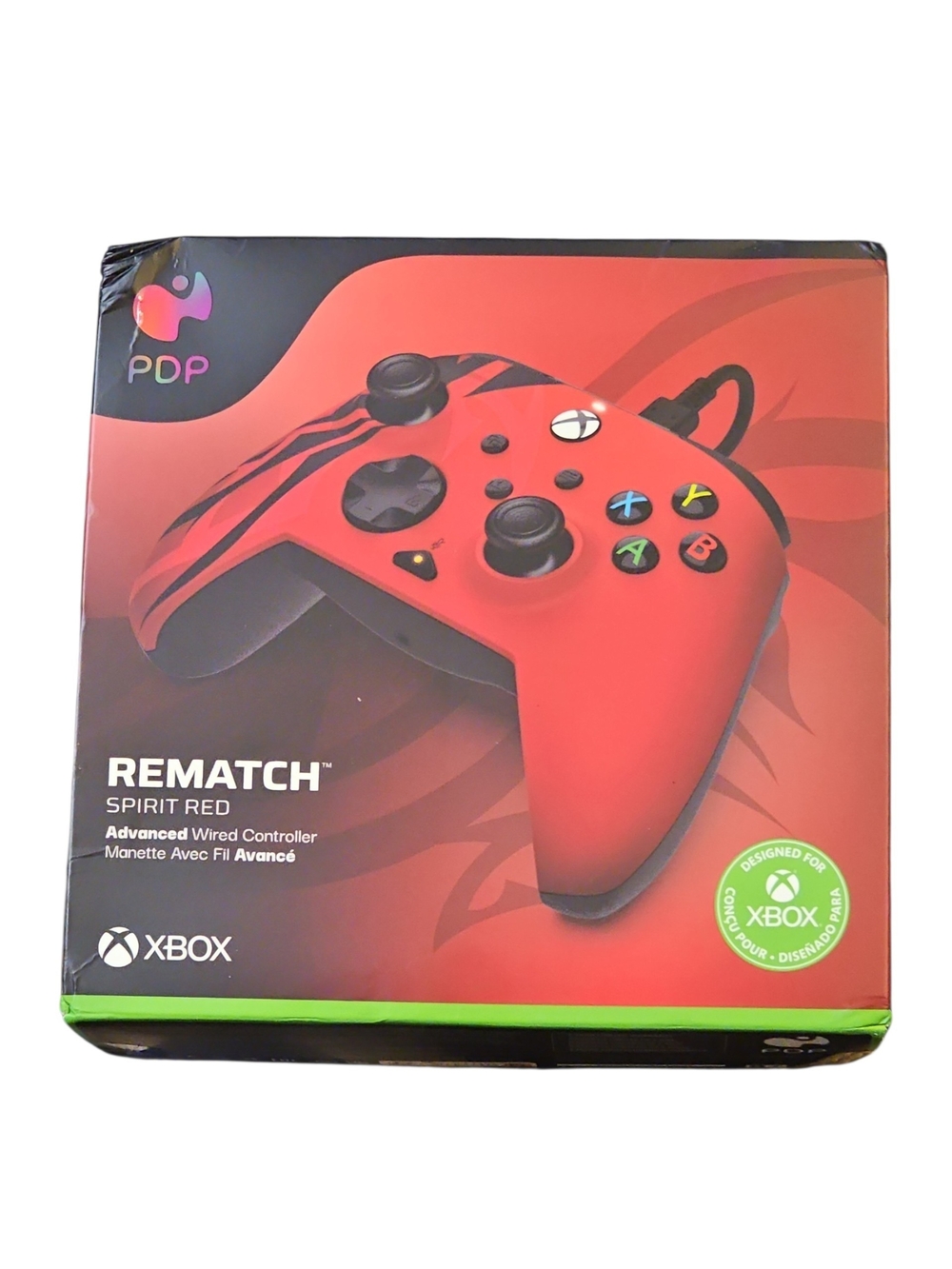 BRAND NEW NEVER USED PDP Rematch Wired Xbox Controller in Spirit Red